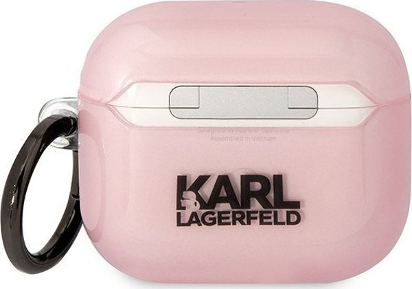 Karl Lagerfeld case for Airpods 3 KLA3HNCHTCP pink Ikonik Choupette 3666339088095