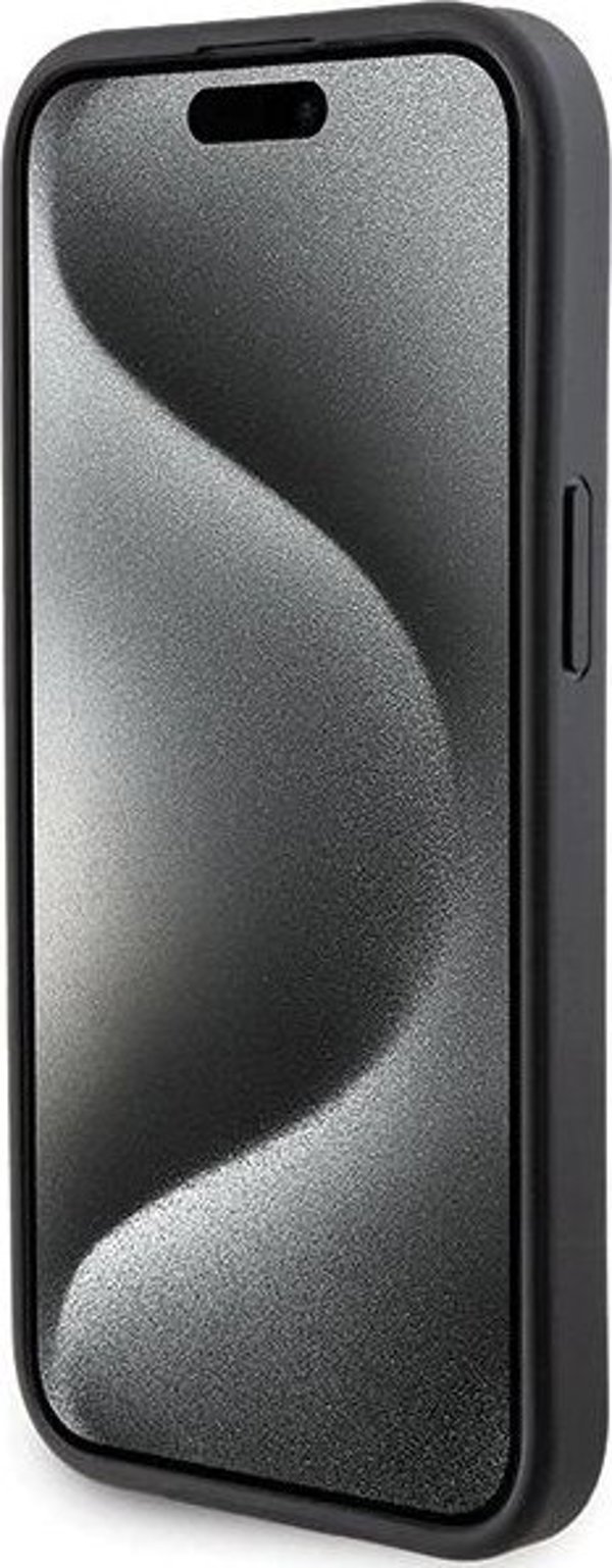 Karl Lagerfeld Karl Lagerfeld KLHCP15SGSACHPK iPhone 15 6.1" μαύρο/black σκληρή θήκη Gripstand Saffiano Choupette Pins