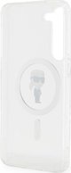 Σκληρή θήκη Karl Lagerfeld KLHMS23MHFCKNOT Samsung Galaxy S23+ Plus IML Ikonik MagSafe διαφανής