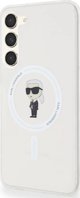 Σκληρή θήκη Karl Lagerfeld KLHMS23MHFCKNOT Samsung Galaxy S23+ Plus IML Ikonik MagSafe διαφανής
