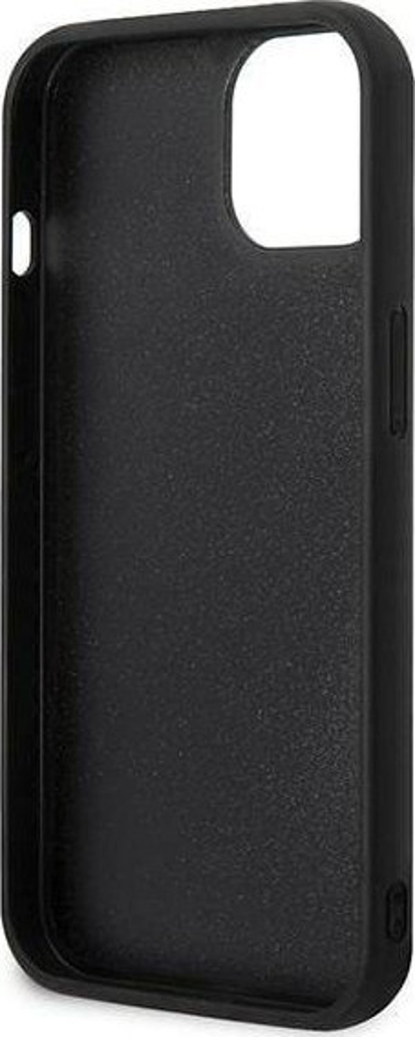 Θήκη Karl Lagerfeld για iPhone 13 6,1" μαύρη/black σκληρή θήκη Ikonik Patch