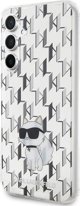 Σκληρή θήκη Karl Lagerfeld KLHCS23FEHNCMKLT Samsung Galaxy S23 FE Monogram Choupette διαφανής