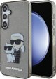 Σκληρή θήκη Karl Lagerfeld Etui Karl Lagerfeld KLHCS24MHNKCTGK Samsung Galaxy S24+ Plus Glitter Karl&Choupette czarny/black