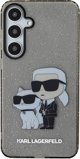 Σκληρή θήκη Karl Lagerfeld Etui Karl Lagerfeld KLHCS24MHNKCTGK Samsung Galaxy S24+ Plus Glitter Karl&Choupette czarny/black