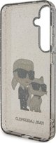 Σκληρή θήκη Karl Lagerfeld Etui Karl Lagerfeld KLHCS24MHNKCTGK Samsung Galaxy S24+ Plus Glitter Karl&Choupette czarny/black