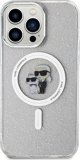 Διαφανής σκληρή θήκη Karl Lagerfeld KLHMP15XHGKCNOT iPhone 15 Pro Max 6.7" Karl&Choupette Glitter MagSafe