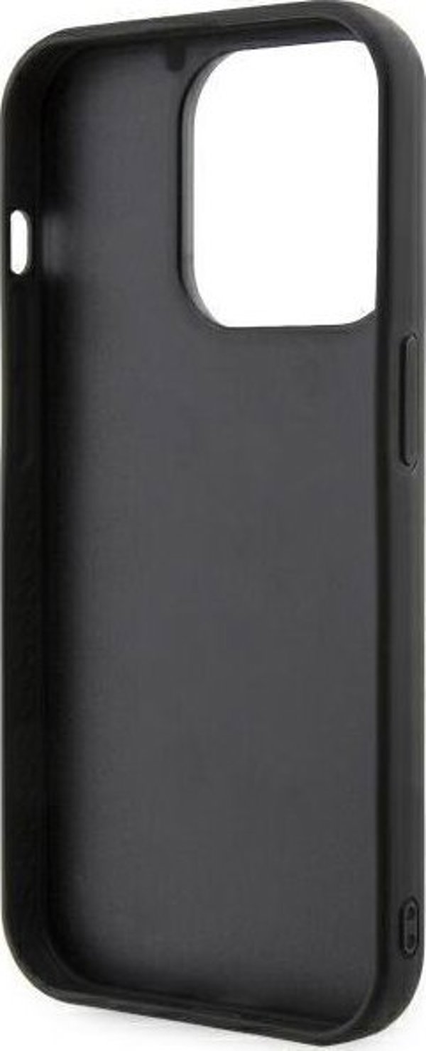 Σκληρή θήκη Karl Lagerfeld KLHCP14L3DRKHNK Apple iPhone 14 Pro μαύρη Rubber Choupette 3D