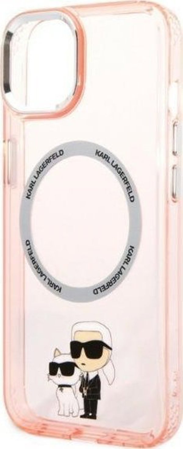 Karl Lagerfeld Karl Lagerfeld IML NFT Karl & Choupette MagSafe - Θήκη iPhone 14 (ροζ)