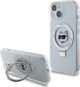Θήκη Karl Lagerfeld Karl Lagerfeld KLHMP15MHMRSCHH iPhone 15 Plus / 14 Plus 6.7" λευκό/white σκληρή με βάση δαχτυλιδιού Choupette Head MagSafe