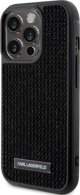 Karl Lagerfeld Karl Lagerfeld KLHCP15LHDSPLK iPhone 15 Pro 6.1" μαύρο σκληρή θήκη Rhinestone Logo Metal Plate
