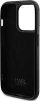 Karl Lagerfeld Karl Lagerfeld KLHCP15LHDSPLK iPhone 15 Pro 6.1" μαύρο σκληρή θήκη Rhinestone Logo Metal Plate