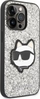 Karl Lagerfeld Karl Lagerfeld KLHCP14XG2CPS iPhone 14 Pro Max 6,7" ασημί/ασημένιο σκληρή θήκη Glitter Choupette Patch NoSize
