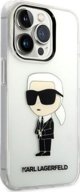 Διάφανη σκληρή θήκη Karl Lagerfeld KLHCP14XHNIKTCT Apple iPhone 14 Pro Max Ikonik Etui Karl Lagerfeld