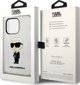 Διάφανη σκληρή θήκη Karl Lagerfeld KLHCP14XHNIKTCT Apple iPhone 14 Pro Max Ikonik Etui Karl Lagerfeld