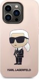 Σκληρή θήκη Karl Lagerfeld Etui Karl Lagerfeld KLHMP14LSNIKBCP Apple iPhone 14 Pro ροζ/ροζ Σιλικόνη NFT Ikonik Magsafe
