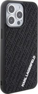 Σκληρή θήκη Karl Lagerfeld Karl Lagerfeld KLHCP15X3DMKRLK iPhone 15 Pro Max 6.7" μαύρο 3D Rubber Multi Logo