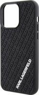 Σκληρή θήκη Karl Lagerfeld Karl Lagerfeld KLHCP15X3DMKRLK iPhone 15 Pro Max 6.7" μαύρο 3D Rubber Multi Logo
