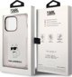 Σκληρή θήκη Karl Lagerfeld KLHCP14XHNCHTCP Apple iPhone 14 Pro Max ροζ Ikonik Choupette