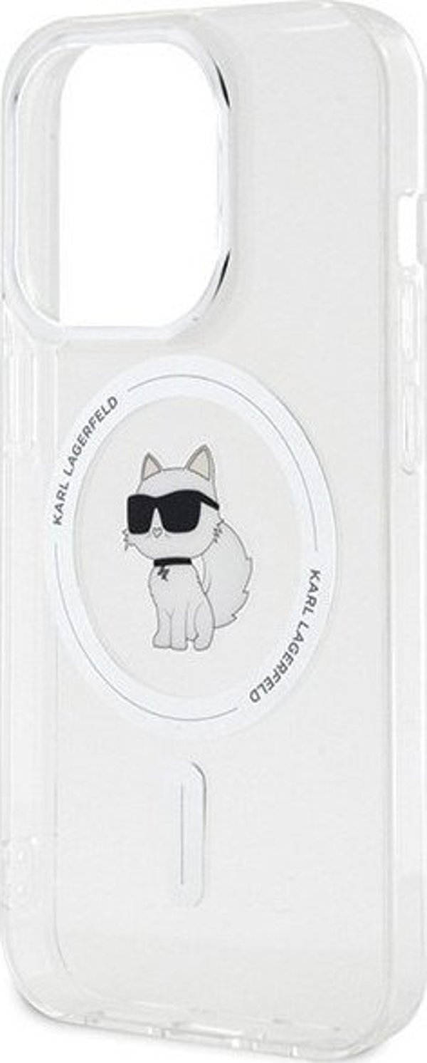 Διαφανής σκληρή θήκη Karl Lagerfeld KLHMP15LHFCCNOT iPhone 15 Pro 6.1" IML Choupette MagSafe