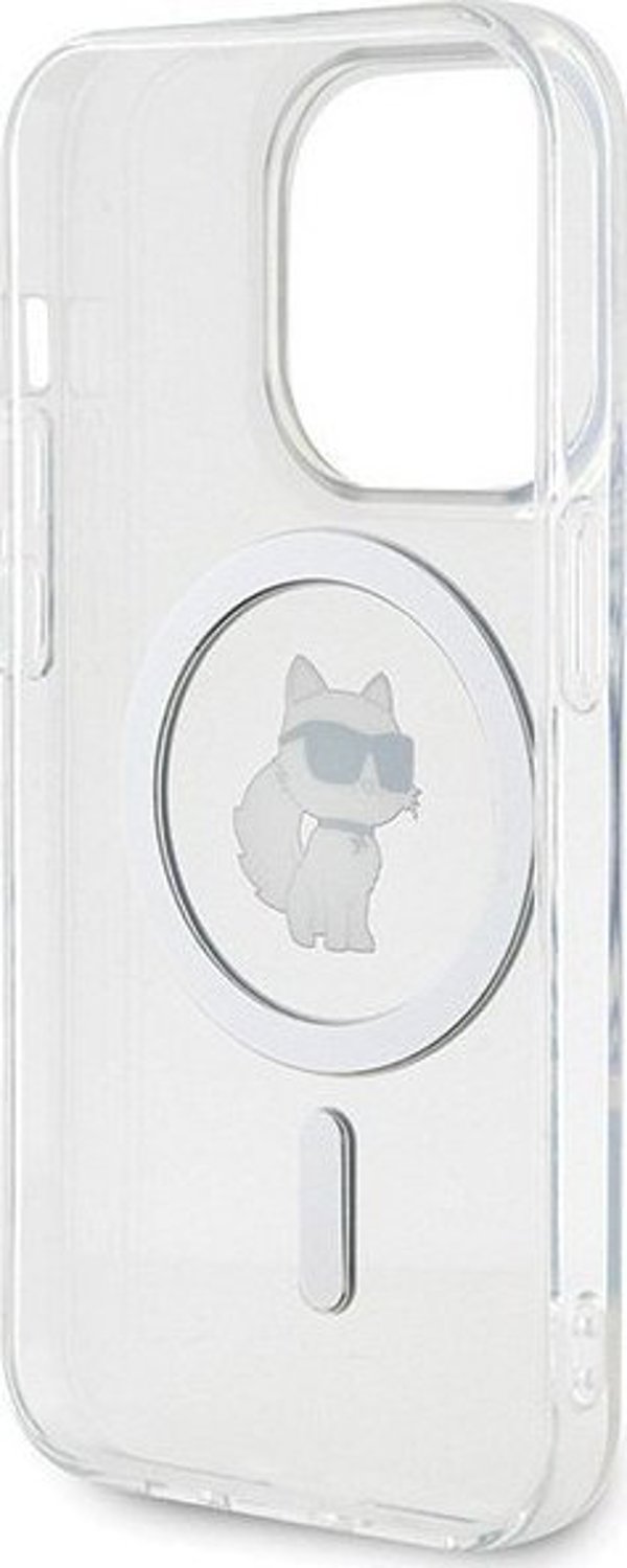 Διαφανής σκληρή θήκη Karl Lagerfeld KLHMP15LHFCCNOT iPhone 15 Pro 6.1" IML Choupette MagSafe