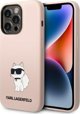 Karl Lagerfeld Karl Lagerfeld KLHCP14LSNCHBCP iPhone 14 Pro 6,1" σκληρή θήκη ροζ σιλικόνης Choupette NoSize