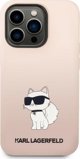 Karl Lagerfeld Karl Lagerfeld KLHCP14LSNCHBCP iPhone 14 Pro 6,1" σκληρή θήκη ροζ σιλικόνης Choupette NoSize