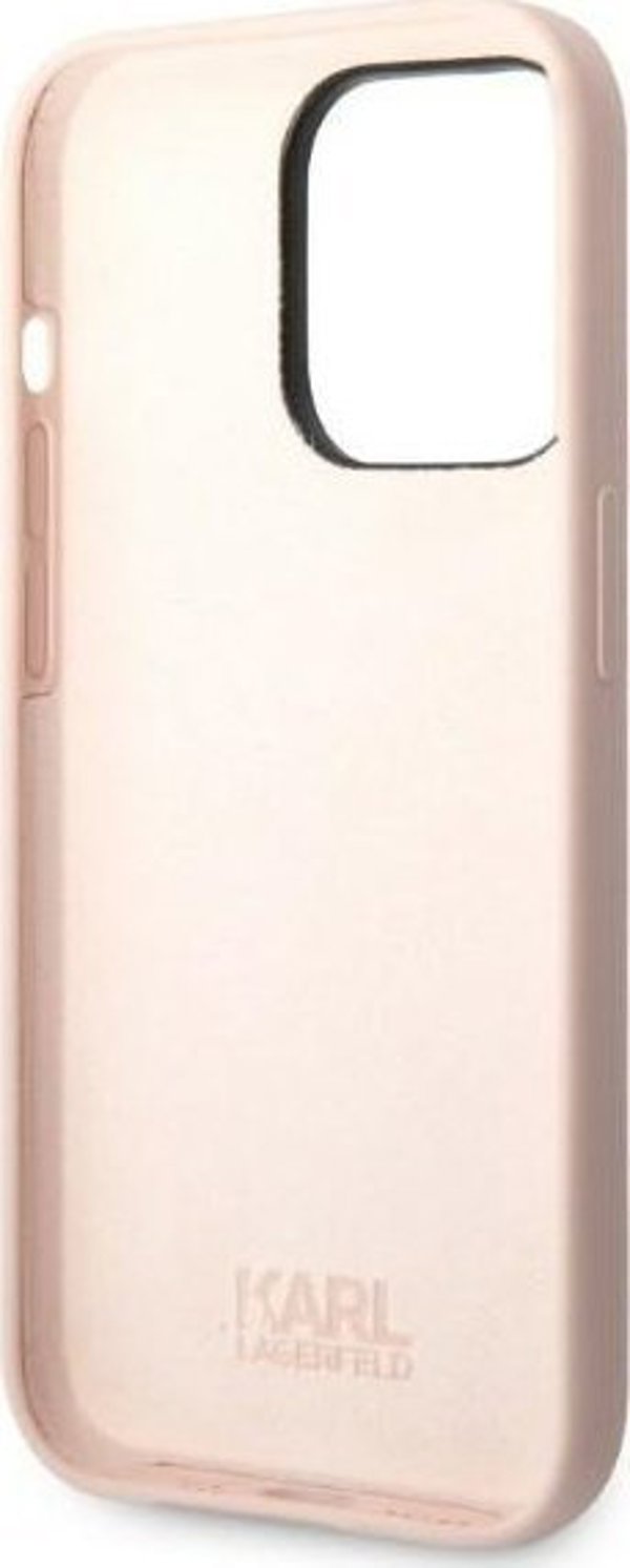Karl Lagerfeld Karl Lagerfeld KLHCP14LSNCHBCP iPhone 14 Pro 6,1" σκληρή θήκη ροζ σιλικόνης Choupette NoSize