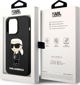 Karl Lagerfeld Θήκη Karl Lagerfeld KLHCP14XSNIKBCK Apple iPhone 14 Pro Max σκληρή θήκη μαύρη Σιλικόνη Ikonik