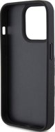 Karl Lagerfeld Karl Lagerfeld KLHCP15LSAKCNSCK iPhone 15 Pro 6.1" σκληρή θήκη μαύρη Saffiano με θήκες για κάρτες και βάση Monogram Choupette