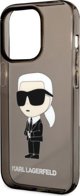 Κάλυμμα Karl Lagerfeld KLHCP14XHNIKTCK Apple iPhone 14 Pro Max μαύρο/black σκληρή θήκη Ikonik Κάλυμμα Karl Lagerfeld