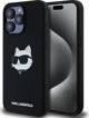 Karl Lagerfeld Karl Lagerfeld KLHMP15XSCHPPLK iPhone 15 Pro Max 6.7" μαύρη σκληρή θήκη σιλικόνης Choupette Head MagSafe
