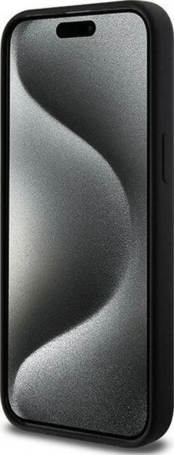 Karl Lagerfeld Karl Lagerfeld KLHMP15XSCHPPLK iPhone 15 Pro Max 6.7" μαύρη σκληρή θήκη σιλικόνης Choupette Head MagSafe