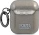 Θήκη προστασίας KLA2UKHGK Glitter Karl`s Head για AirPods 1/2 γκρι