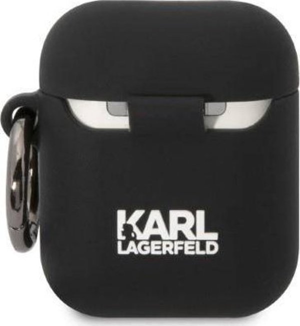 Case APPLE AIRPODS Karl Lagerfeld Silicone Karl Head 3D black