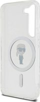 Κarl Lagerfeld Θήκη Karl Lagerfeld KLHMS23SHFCKNOT Samsung Galaxy S23 σκληρή θήκη IML Ikonik MagSafe διάφανη