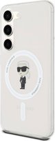 Κarl Lagerfeld Θήκη Karl Lagerfeld KLHMS23SHFCKNOT Samsung Galaxy S23 σκληρή θήκη IML Ikonik MagSafe διάφανη