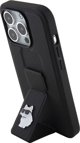 Karl Lagerfeld Karl Lagerfeld KLHCP15XGSACHPK iPhone 15 Pro Max 6.7" μαύρο/black σκληρή θήκη Gripstand Saffiano Choupette Pins