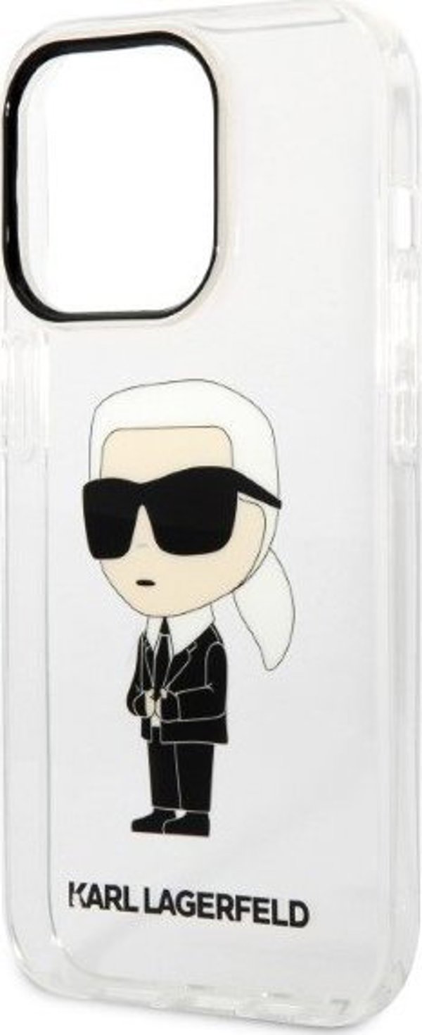 Διαφανής σκληρή θήκη Karl Lagerfeld KLHCP14LHNIKTCT Apple iPhone 14 Pro IML NFT Ikonik