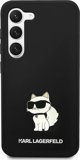 Σκληρή θήκη Karl Lagerfeld KLHCS24MSNCHBCK Samsung Galaxy S24+ Plus σιλικόνης Choupette μαύρο