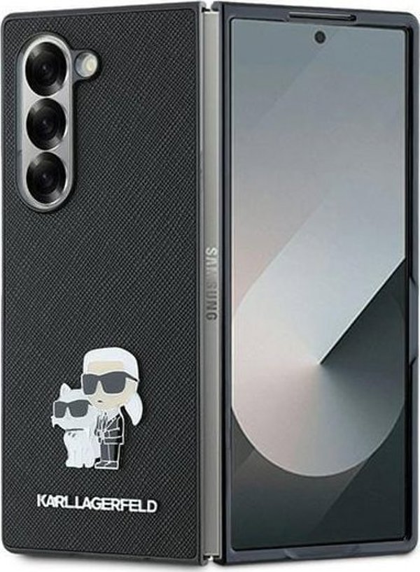 Καρλ Λάγκερφελντ Karl Lagerfeld KLHCZFD6SAPKCNPK Z Fold6 F956 czarny/black Saffiano Metal Pin