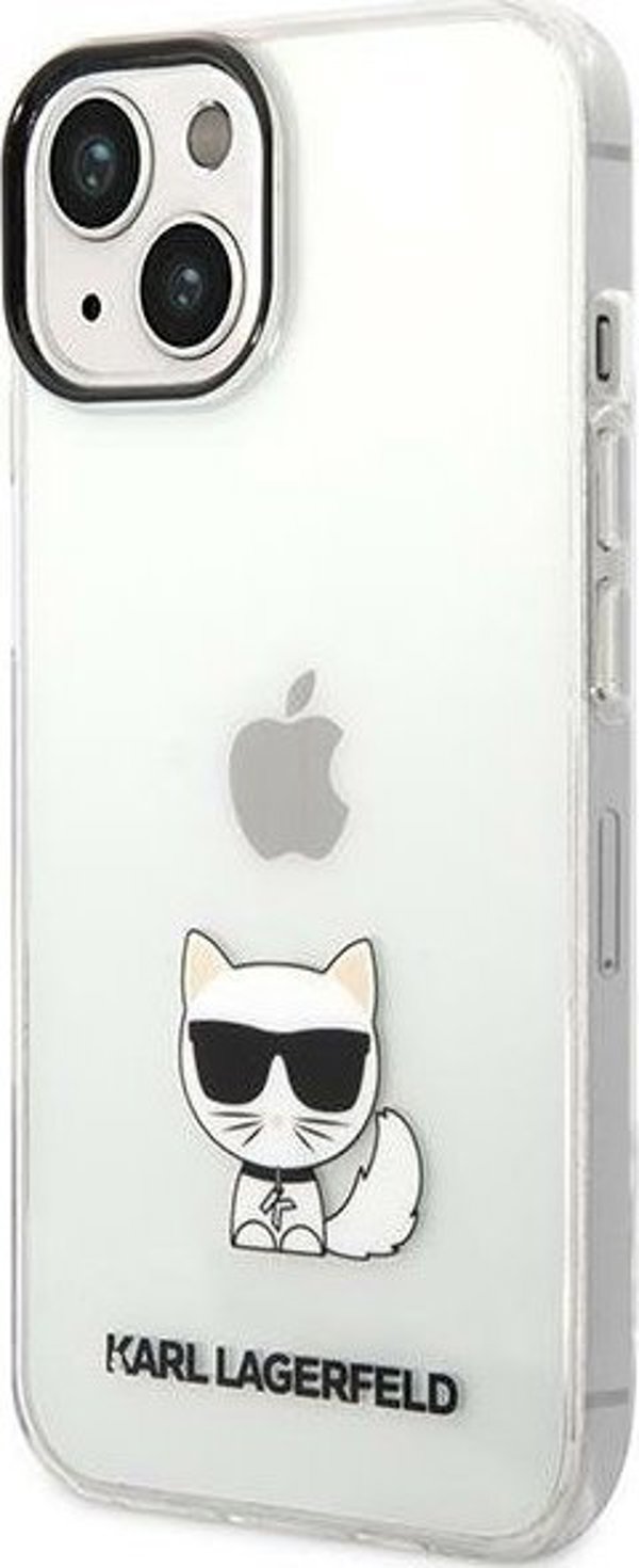 Σκληρή θήκη Karl Lagerfeld KLHCP14MCTTR Apple iPhone 14 Plus διαφανής Choupette Body