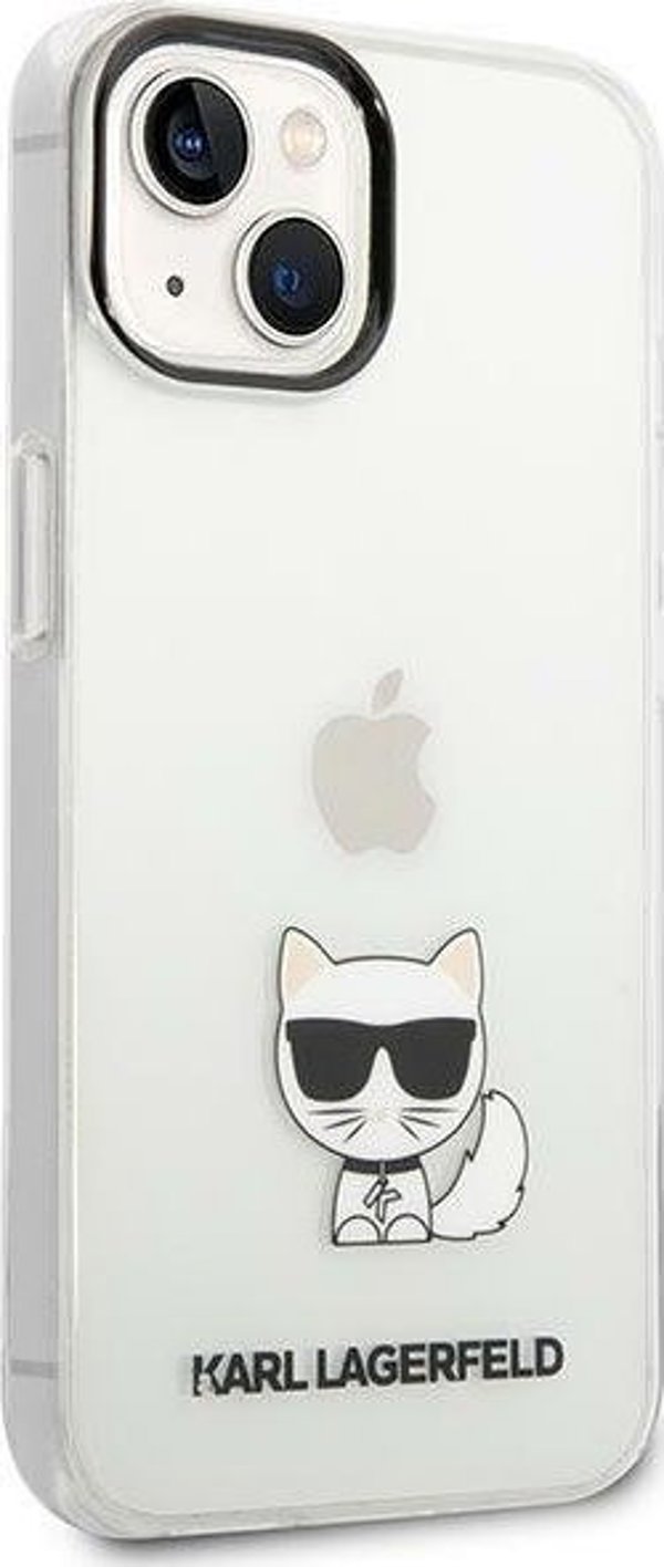 Σκληρή θήκη Karl Lagerfeld KLHCP14MCTTR Apple iPhone 14 Plus διαφανής Choupette Body