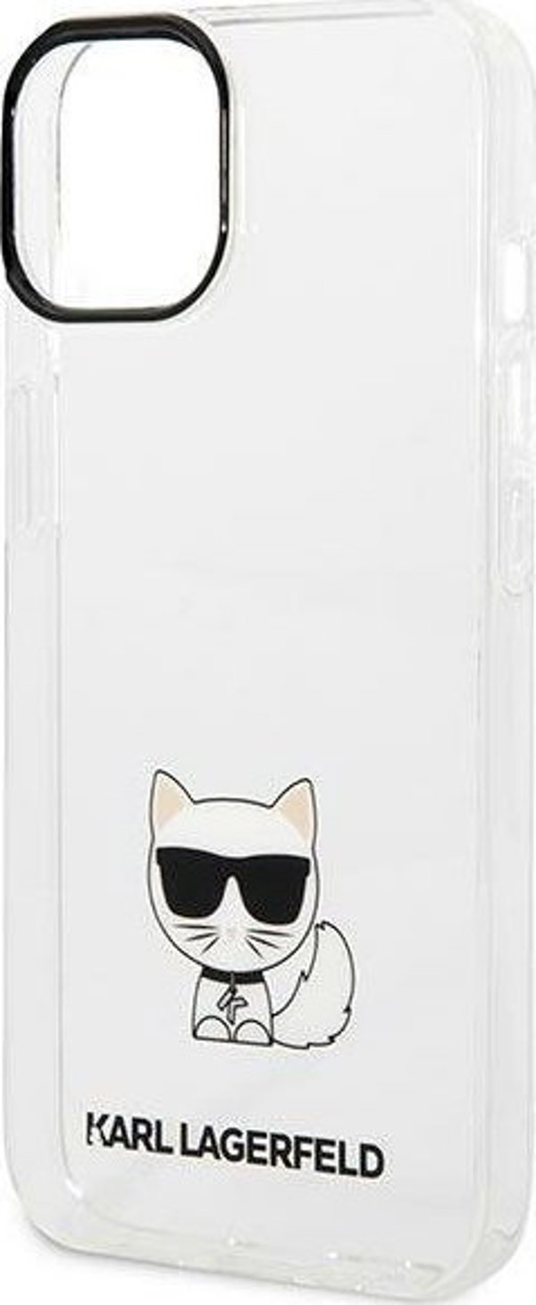 Σκληρή θήκη Karl Lagerfeld KLHCP14MCTTR Apple iPhone 14 Plus διαφανής Choupette Body
