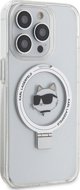 Karl Lagerfeld Karl Lagerfeld KLHMP15XHMRSCHH iPhone 15 Pro Max 6.7" λευκή/white σκληρή θήκη Ring Stand Choupette Head MagSafe