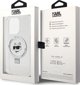 Karl Lagerfeld Karl Lagerfeld KLHMP15XHMRSCHH iPhone 15 Pro Max 6.7" λευκή/white σκληρή θήκη Ring Stand Choupette Head MagSafe
