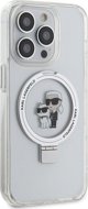 Karl Lagerfeld Karl Lagerfeld KLHMP14LHMRSKCH iPhone 14 Pro 6.1" λευκή σκληρή θήκη Ring Stand Karl&Choupettte MagSafe