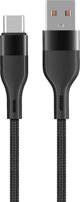 Καλώδιο USB MaxLife Maxlife καλώδιο MXUC-07 USB - USB-C 1,0 m 3A μαύρο νάιλον πρότυπο
