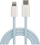 Καλώδιο USB TelForceOne Maxlife καλώδιο MXUC-06 USB-C - Lightning 1,0 m 20W μπλε νάιλον