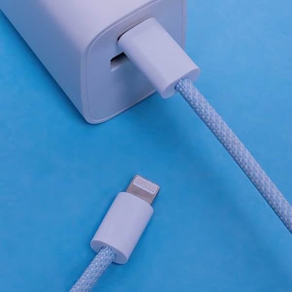 Καλώδιο USB TelForceOne Maxlife καλώδιο MXUC-06 USB-C - Lightning 1,0 m 20W μπλε νάιλον