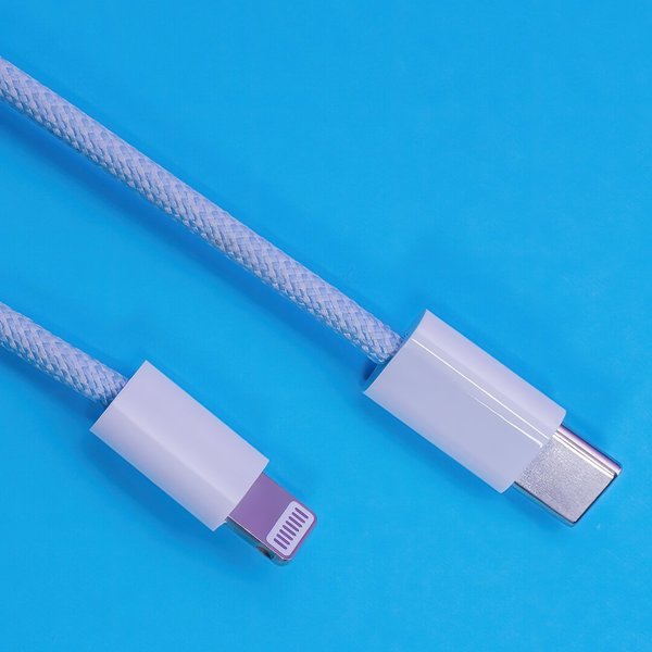 Καλώδιο USB TelForceOne Maxlife καλώδιο MXUC-06 USB-C - Lightning 1,0 m 20W μπλε νάιλον